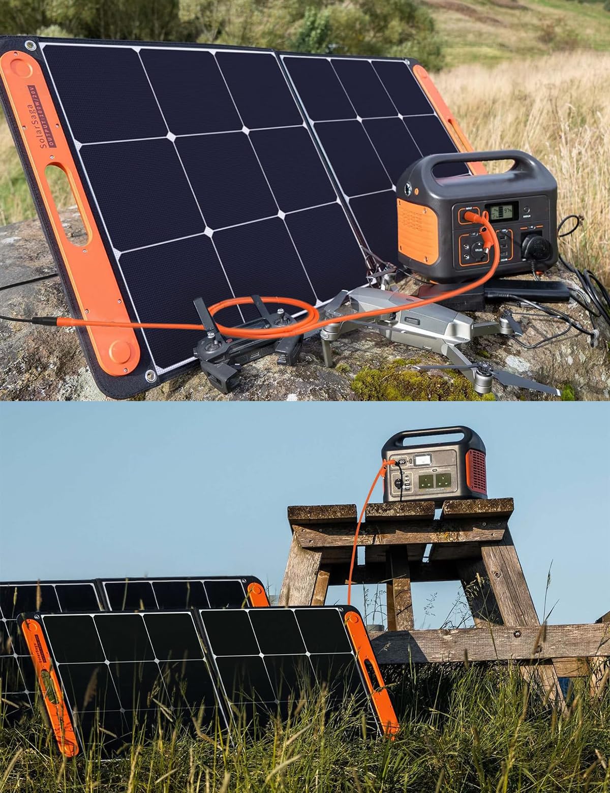 TONTON DC 8mm Solargeneratoren Verlängerungskabel 3M, DC Kabel für Jackery, BLUETTI, Anker, GZ Yeti und meisten Powerstation und Solarpanel, mit DC7909 und zusätzlich DC8020 Stromadapter, 14AWG (3M) 3
