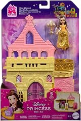 Mattel Disney Princess Belle Storytime Stackers Doll House Playset view 7