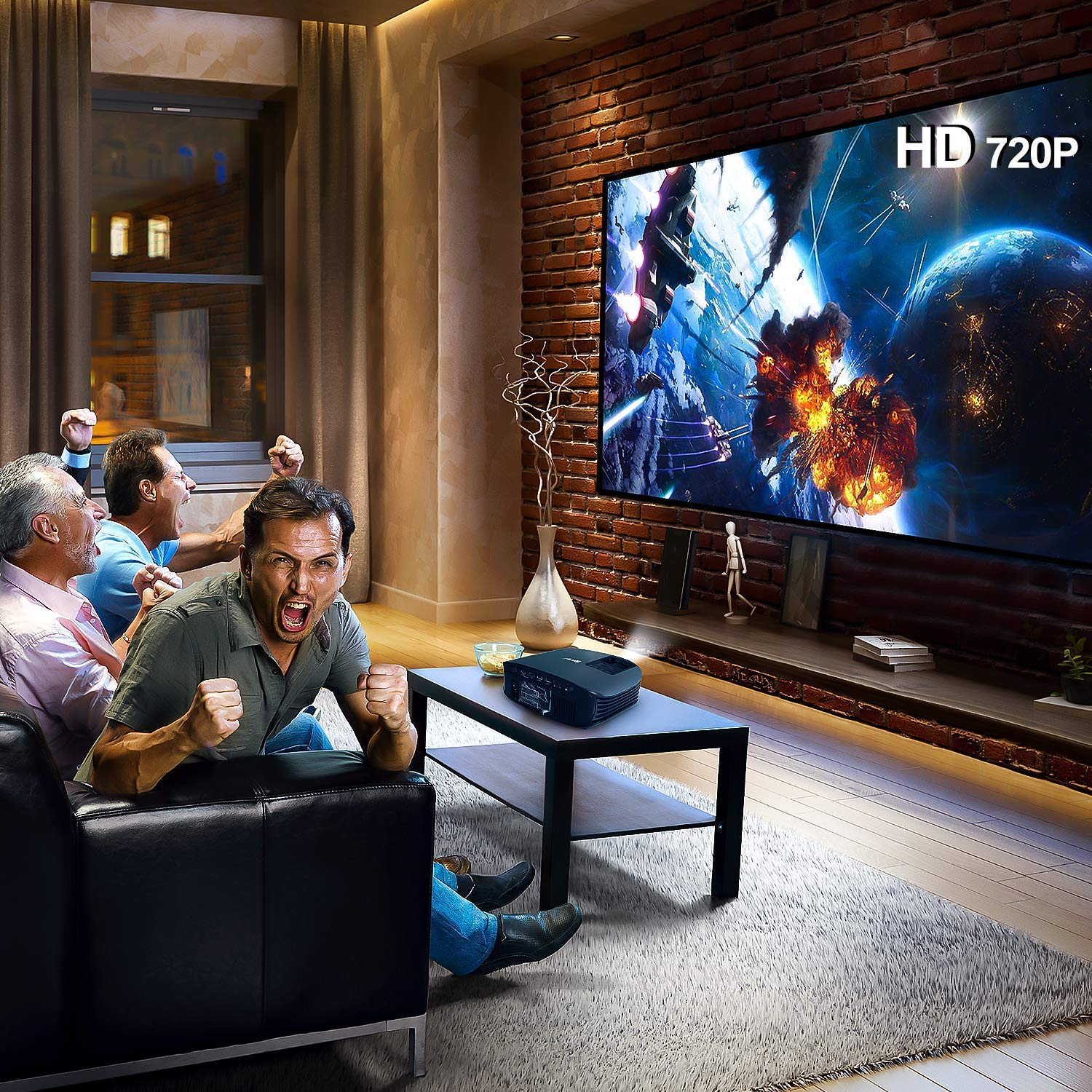 200€ sur Vidéoprojecteur Led HD Artlii YG600 Rétroprojecteur 720p 3500