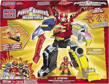 Amazon Mega Bloks メガブロック Power Rangers Megaforce パワーレンジャー Gosel Great Megazord 並行輸入品 ブロック おもちゃ