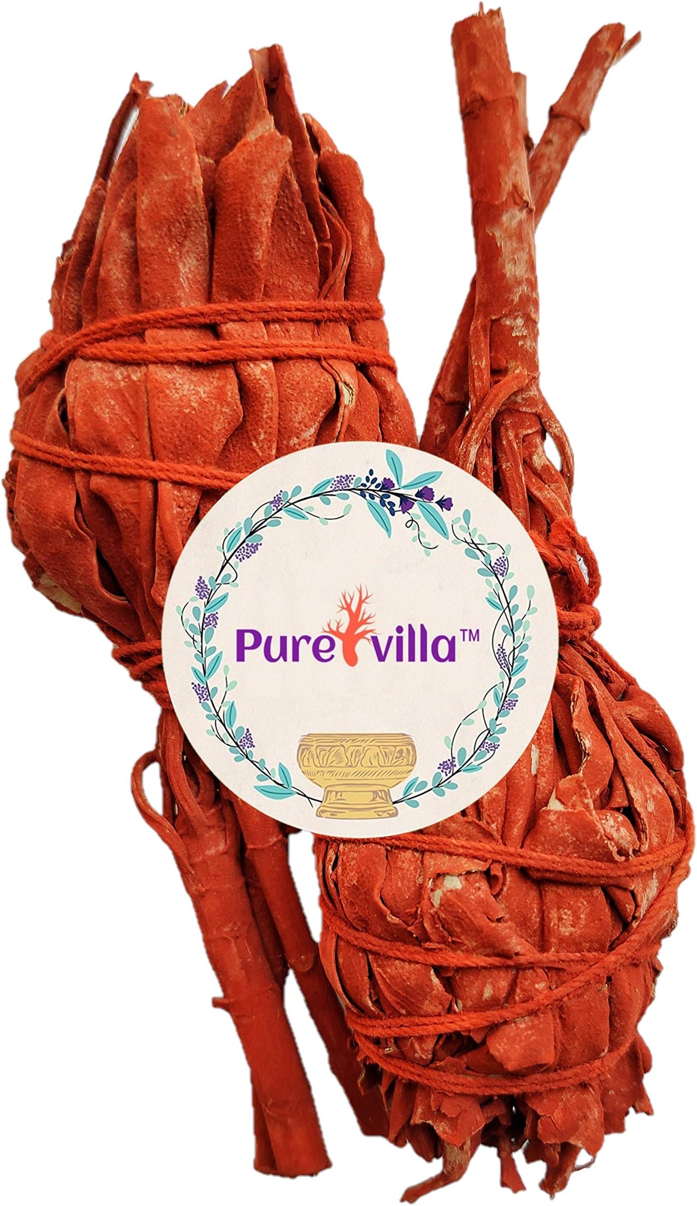 Pure Villa Dragon's Blood Sage Smudge Stick for Purifying, Cleansing, Healing, Metaphysical, Meditation and Wicca (2)