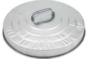 Behrens GCRP4 Replacement Lid for 31-Gallon Steel Trash Can , Silver