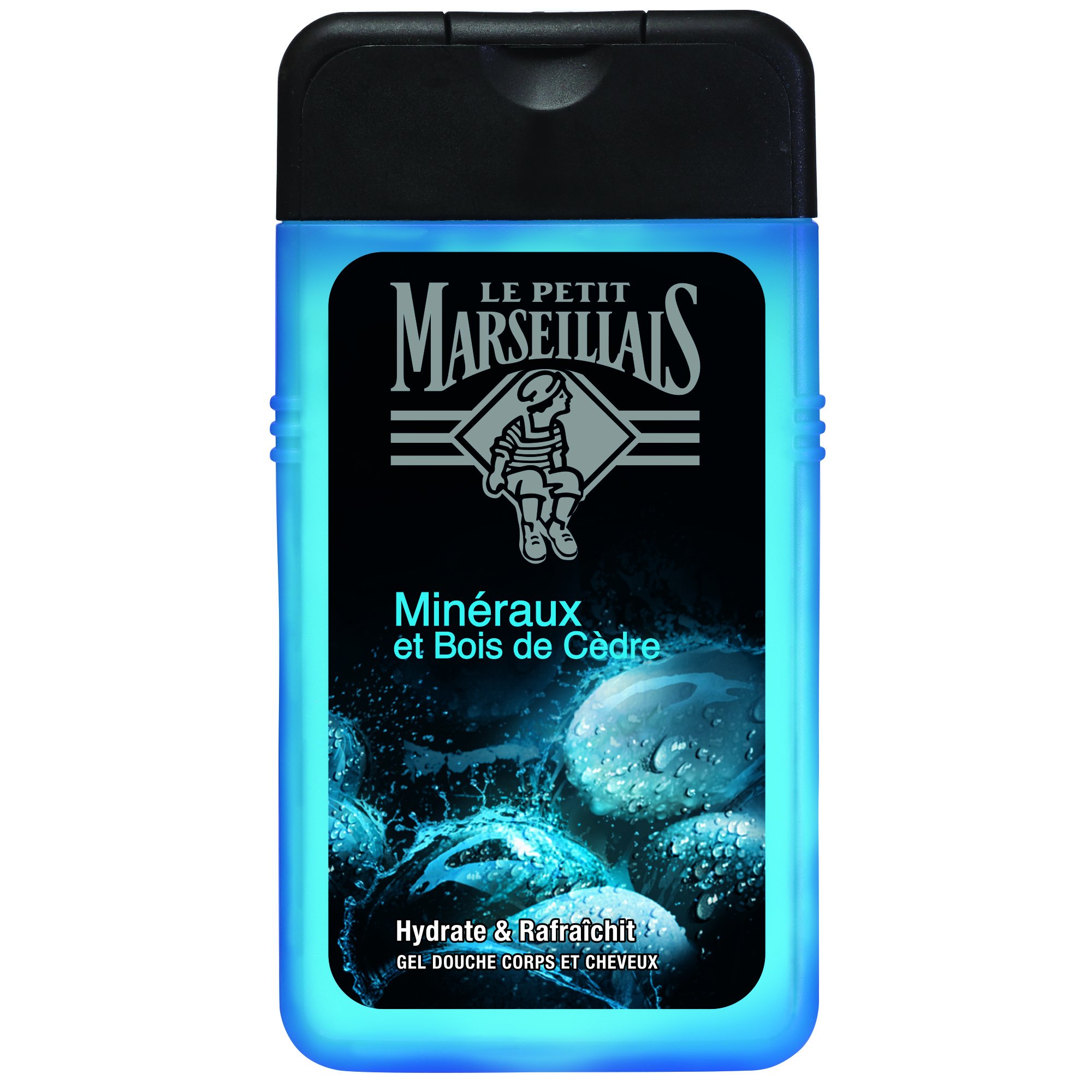 Le Petit Marseillais Shower Gel Body and Hair Minerals & Cedarwood 250ml – Pack of 3