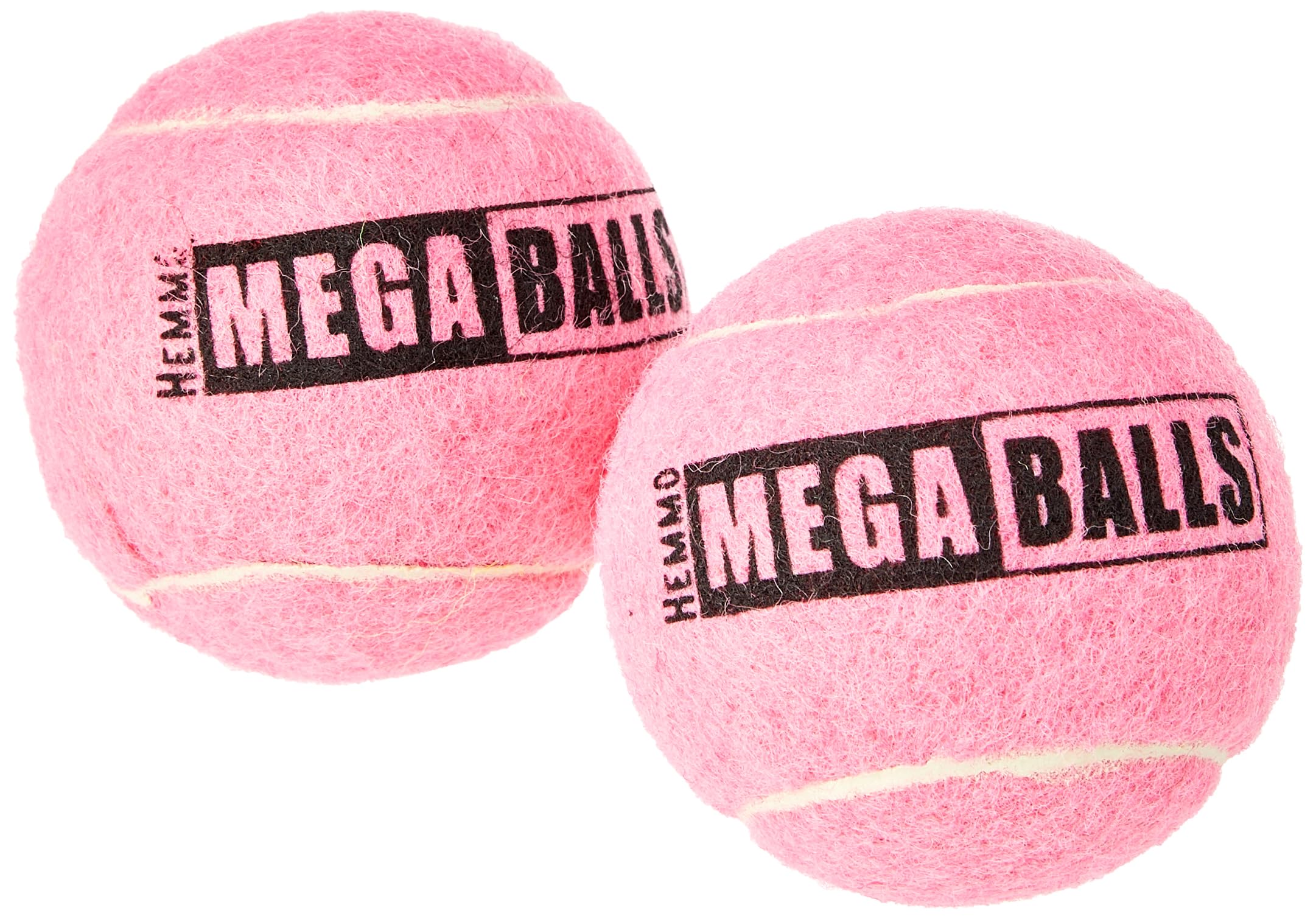 Dog & Co Mega Balls Tennis Balls, 2.5-Inch, Pink, Pack of 2 DT4351