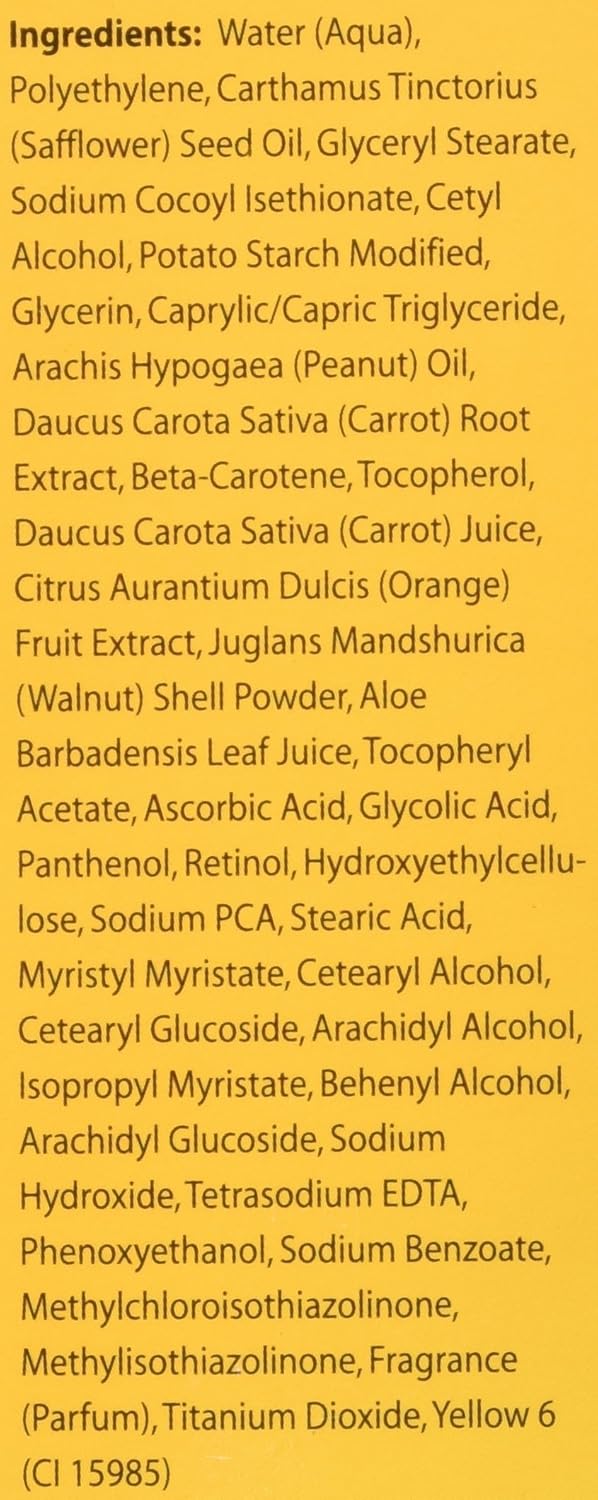 40 Carrots Carrot Aloe Facial Scrub - Improve Skin Tone, Texture, and Clarity, for Softer Brighter Skin, 85 g (Pack of 1) - Image 4