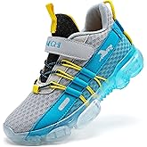 JMFCHI Boys Girls Kids' Sneakers Knitted Mesh Sports Shoes Breathable Lightweight Running Shoes for Kids Fashion Athletic Casual Shoes