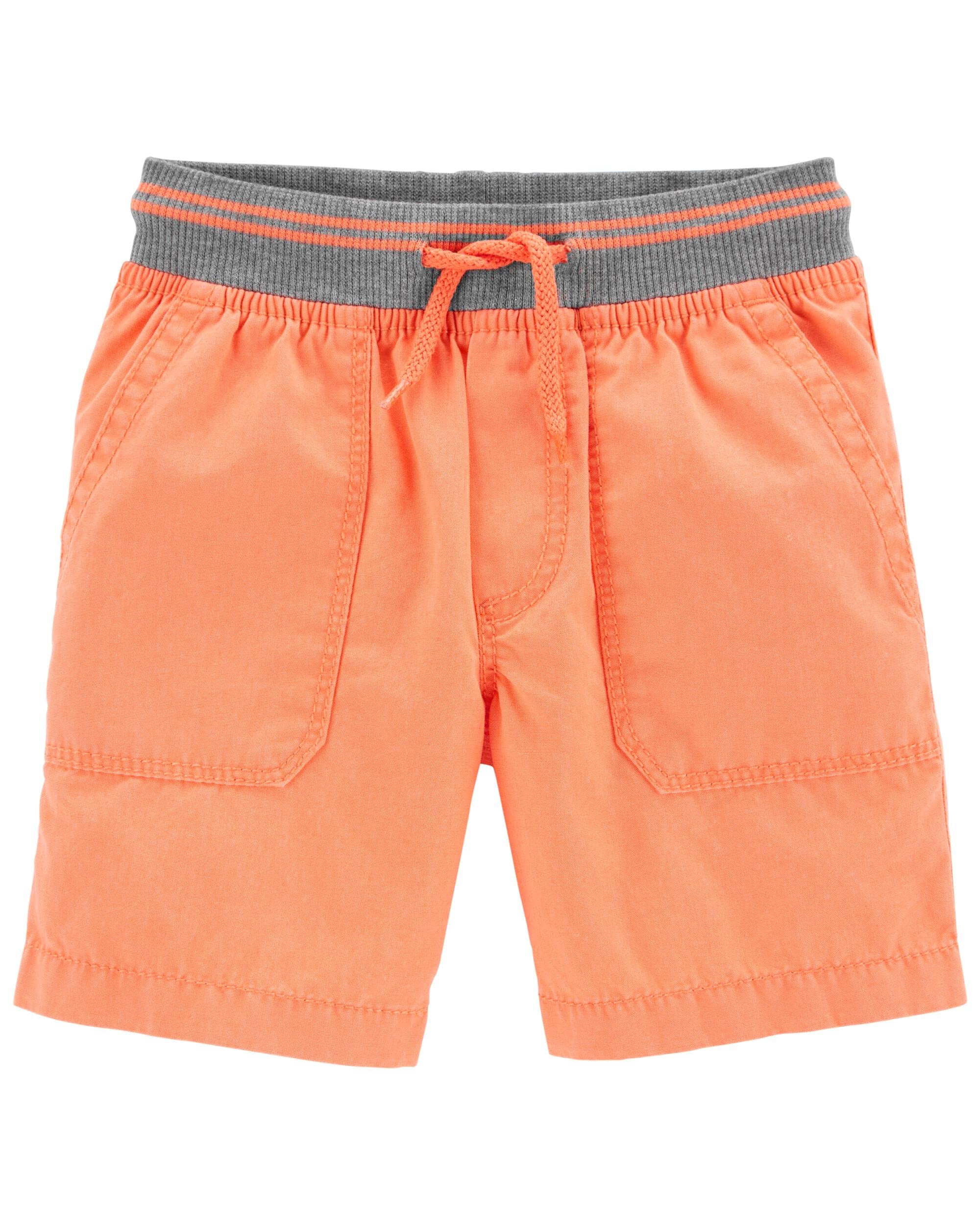 OshKosh B'Gosh Boys' Pull-on Shorts, Melon Sorbet, 7