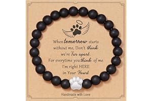 FYUKISS 𝗣𝗲𝘁 𝗠𝗲𝗺𝗼𝗿𝗶𝗮𝗹 𝗚𝗶𝗳𝘁𝘀 𝗳𝗼𝗿 𝗪𝗼𝗺𝗲𝗻/𝗠𝗲𝗻, Multiple Colors Available: Pink, Black, Mixed, Purple, Blue