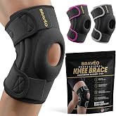 Knee Brace for Women &amp; Men - Adjustable Patella Support &amp; Side Stabilizers | Patella Gel Pad, Compression Support, Meniscus Support, ACL &amp; MCL Support, Knee Pain Relief, Please Check Size Chart
