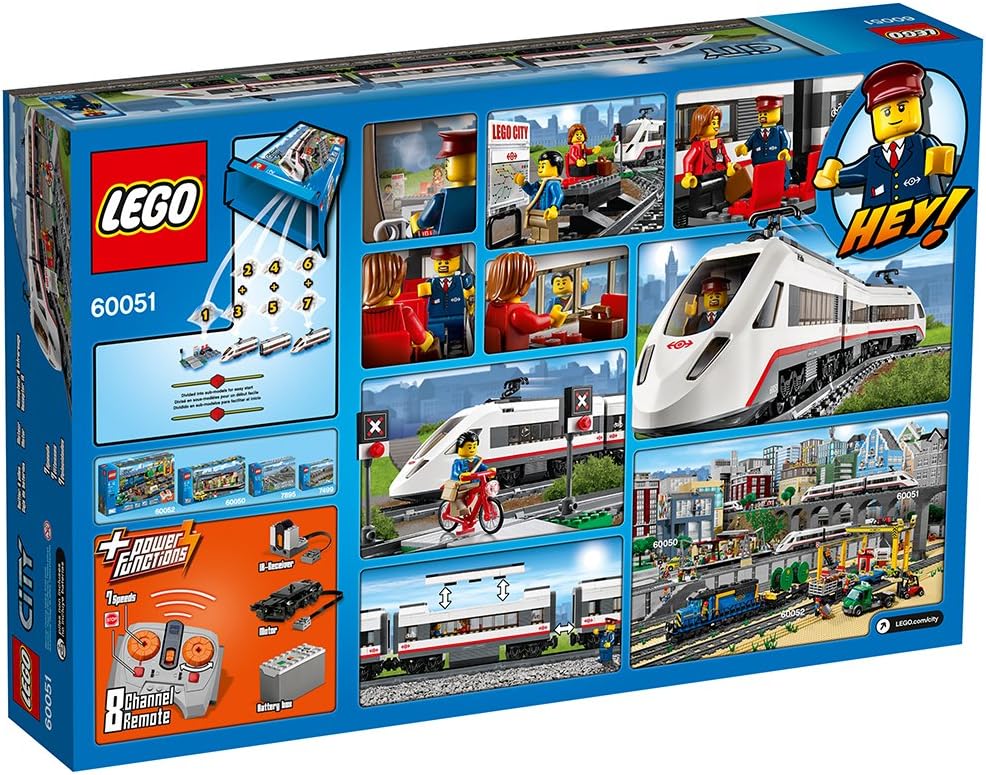 lego high speed passenger train 60051