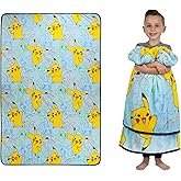 Franco Kids Bedding Super Soft Plush Throw Blanket, 62 in x 90 in, Pokemon