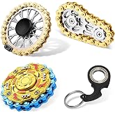 4 Pcs Fidgets Toys Metal Fidgets Spinner Stress Relief Items Teen Adult