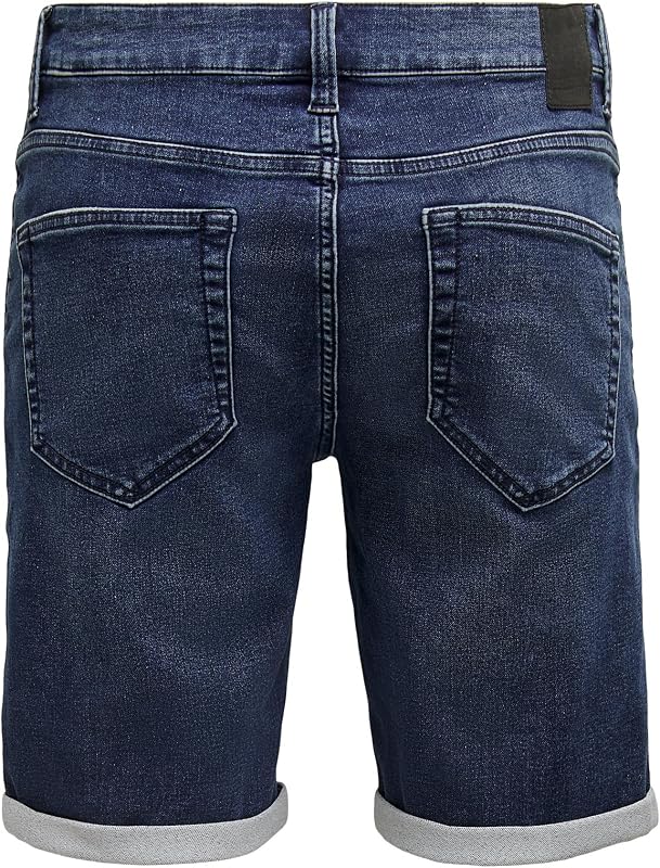 Onsply Reg D Blue Jog PK 8582 Dnm Noos Calções Masculinos, Denim Blue, S