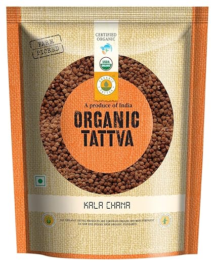 Organic Tattva Kala Chana, 500g