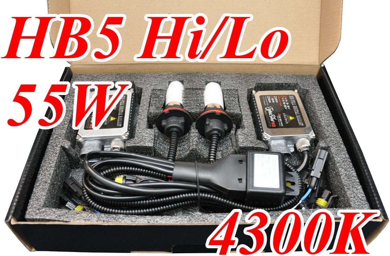 TypeBlue HID conversion kit 55W 9007 HB5 Hi/Lo Bi-Xenon 4300K