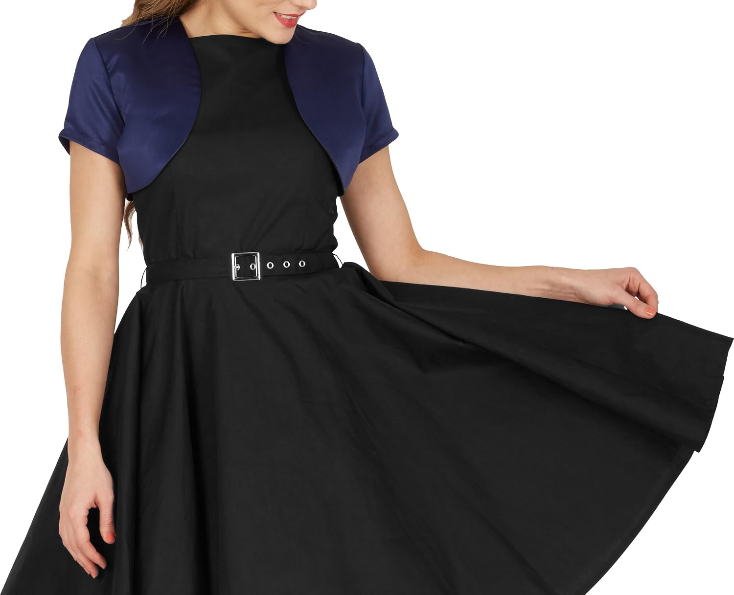 Short Sleeve BlackButterfly Satin 