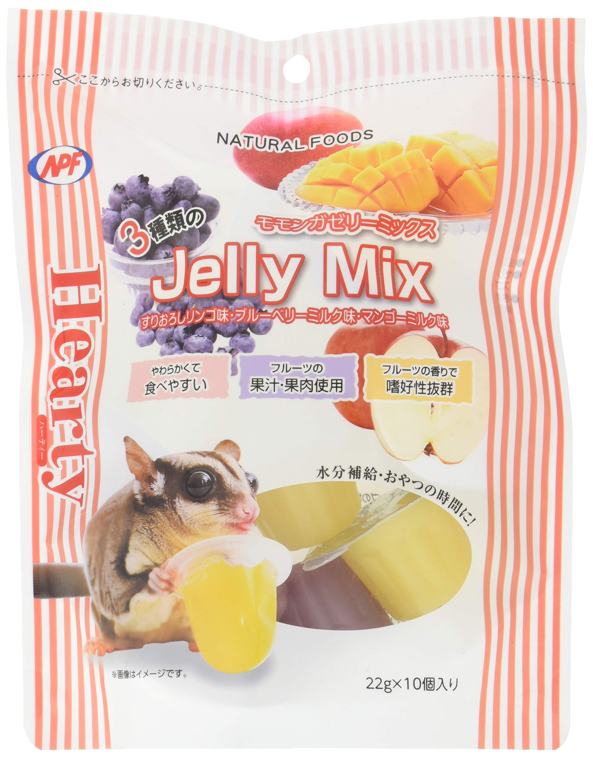 NPF ナチュラルペットフーズ ハーティー 3種類のモモンガゼリーミックス 10個商品画像