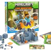 ThinkFun Minecraft Cave Adventure | Screen-Free Strategy Puzzle Game | 40 Logic Challenges | Ages 8+