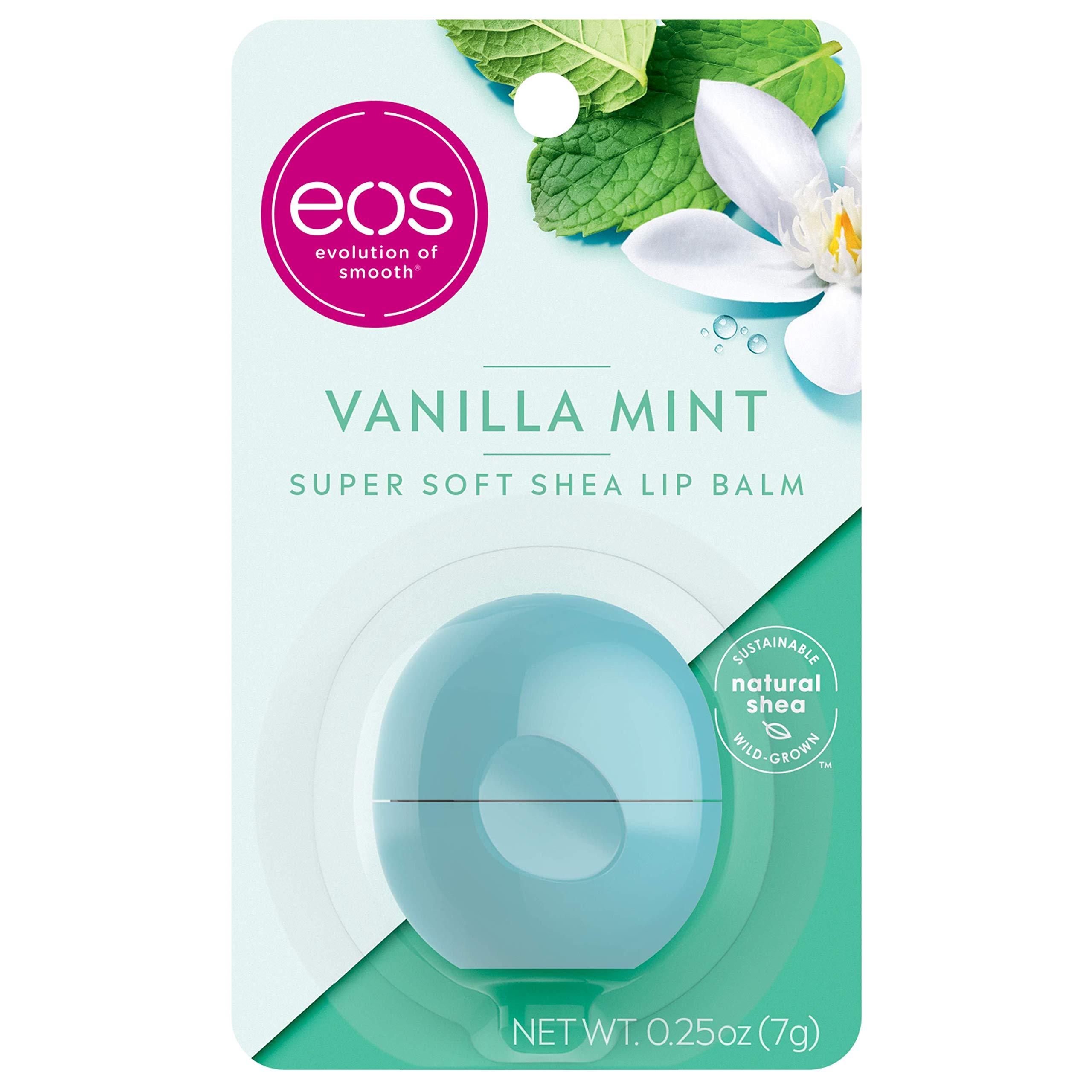 eos Super Soft Shea Lip Balm Vanilla Mint 24 Hour Hydration Lip