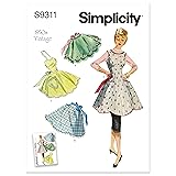 Simplicity Misses' Vintage Apron Packet, Code 9311