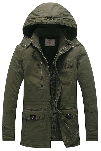 Lightweight Jackets Winter Jacket Men Thickening Hooded Coat
