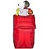 Gemmy Airblown Inflatable Snoopy as Red Barron and Woodstock on Doghouse with Pumpkin - Indoor Outdoor Holiday Yard Decoratio