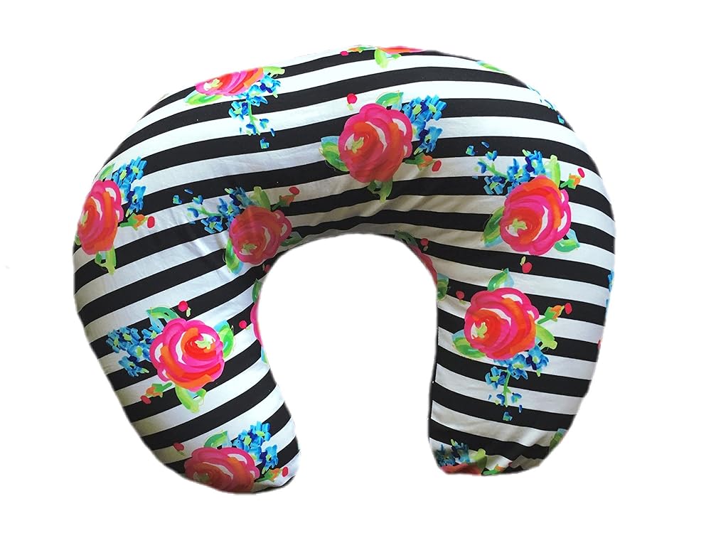 boppy floral stripe nursing pillow