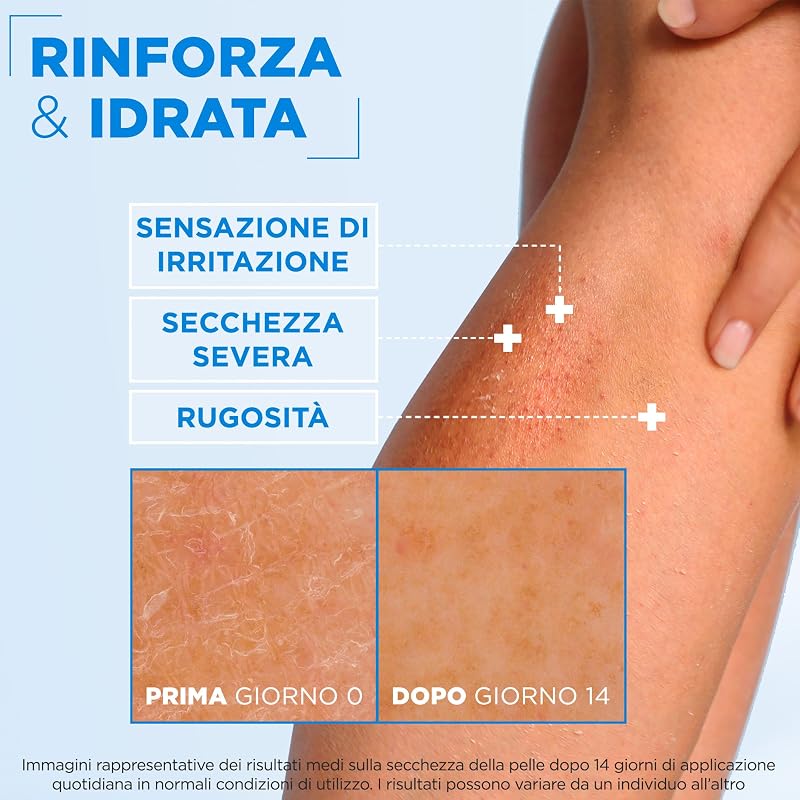 Ceramide Protect Crema Idratante Rinforzante, Senza Profumo, 400 ml
