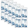 ICE OWL Dry Ice Packs for Shipping FDA Registered Non-Stick for Food TUV and SGS Tests Double-Sided Absorption Long Lasting Shipping Cold Packs for Coolers Lunch Bags Freezer