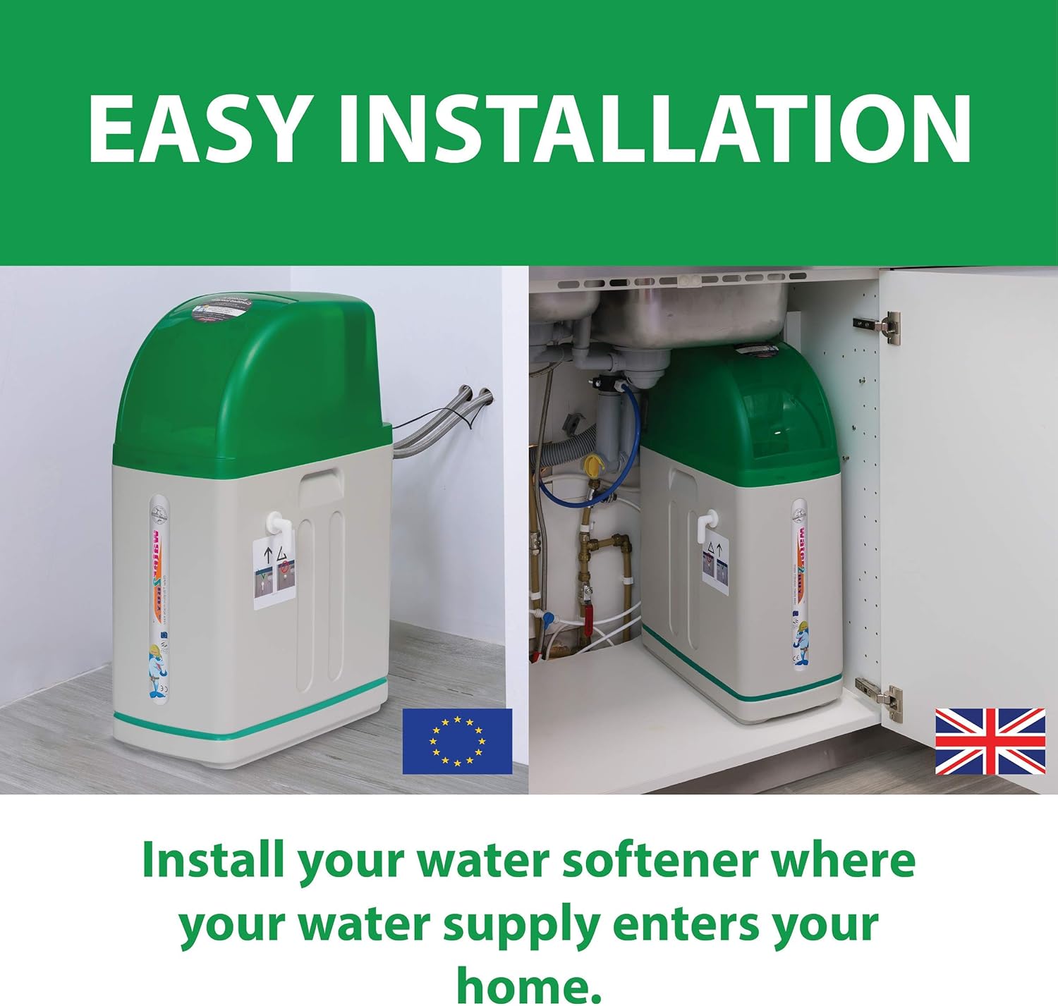 Water2Buy W2B200 Efficient Meter Water Softener For 1 4 People Home