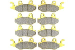 Master Chen Front Rear Brake Pads for MASSIMO Knight Alligator MSA MSU 500 700 800 2015-2016 - HISUN 400 450 500 550 700 750 800 1000 Forge Sector Crew Strike Tactic 15-16 FA135 FA165 Brakes MC0505
