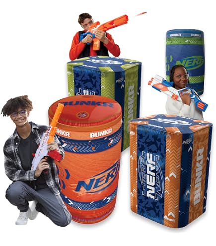 XSHOT Blastercorn De ZURU – 2 Blasters Con 32 Dardos Air Pocket, Alcance De 27 M, Juguete De Exterior Para Niños Y Adultos