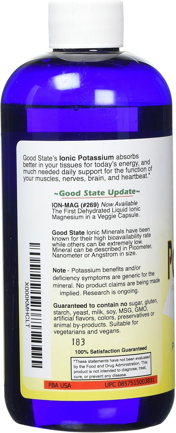 Good State - Liquid Ionic Potassium 732 - (99 mg of Ionic Potassium per Serving) (236 Servings per Bottle) - Image 4