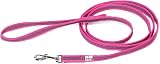 Julius-K9 Color & Gray Super-Grip Leash with Handle 14 mm x 2 m Pink-Gray