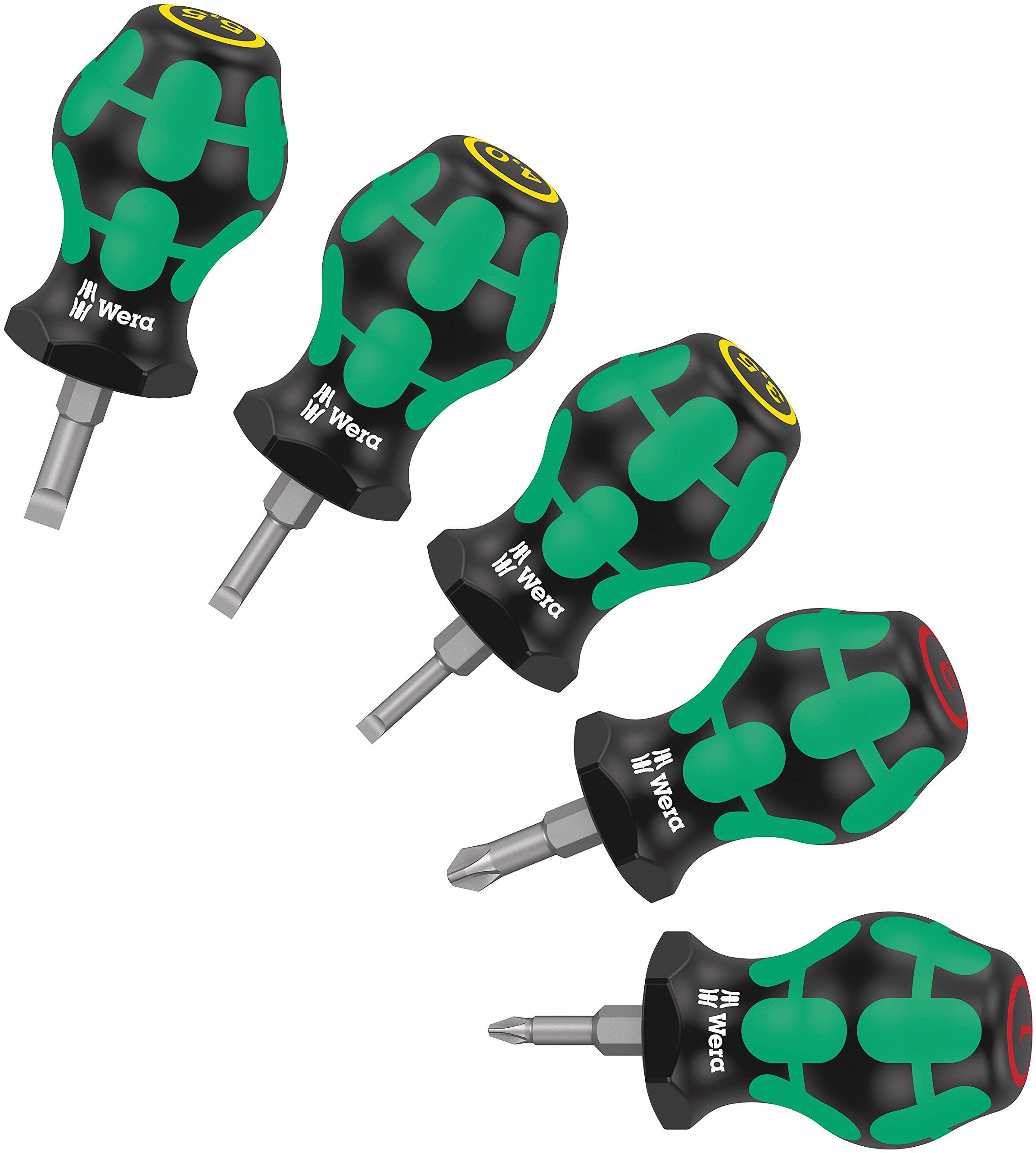 Wera Stubby Set 1 Screwdriver Set, 5 Pieces, 05008870001