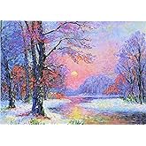 Winter Daybreak Deluxe Boxed Holiday Cards (20 cards, 21 self-sealing envelopes)