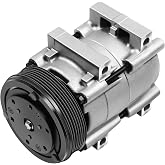 ECCPP AC Compressor for F-150 for F-250 for F-350 Windstar 1990-1998 | for Ford Bronco E-150 E-250 E-350 Econoline for F59 for Lincoln Continental 1990-1998 Fast Cooling AC Compressor with Clutch