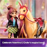 Unicorn Academy Valentina & Cinder Set with Riding Accessories Hair Styling Tool view 4