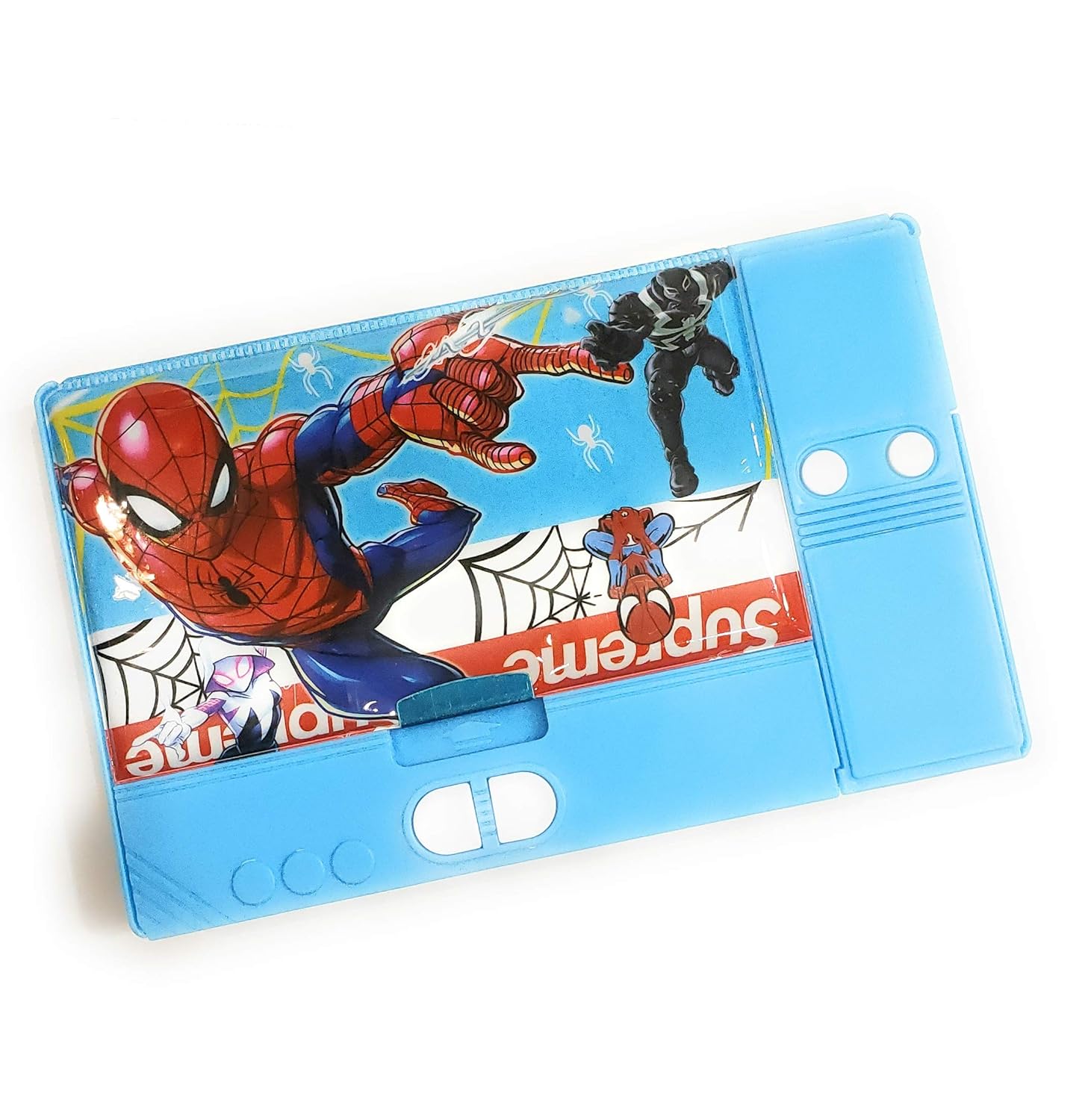 KIKU Vikas Gift Gallery Kids Multipurpose Spiderman Pencil Box