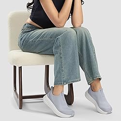AIRHAS Womens Wide Toe Box Walking Shoes Slip On