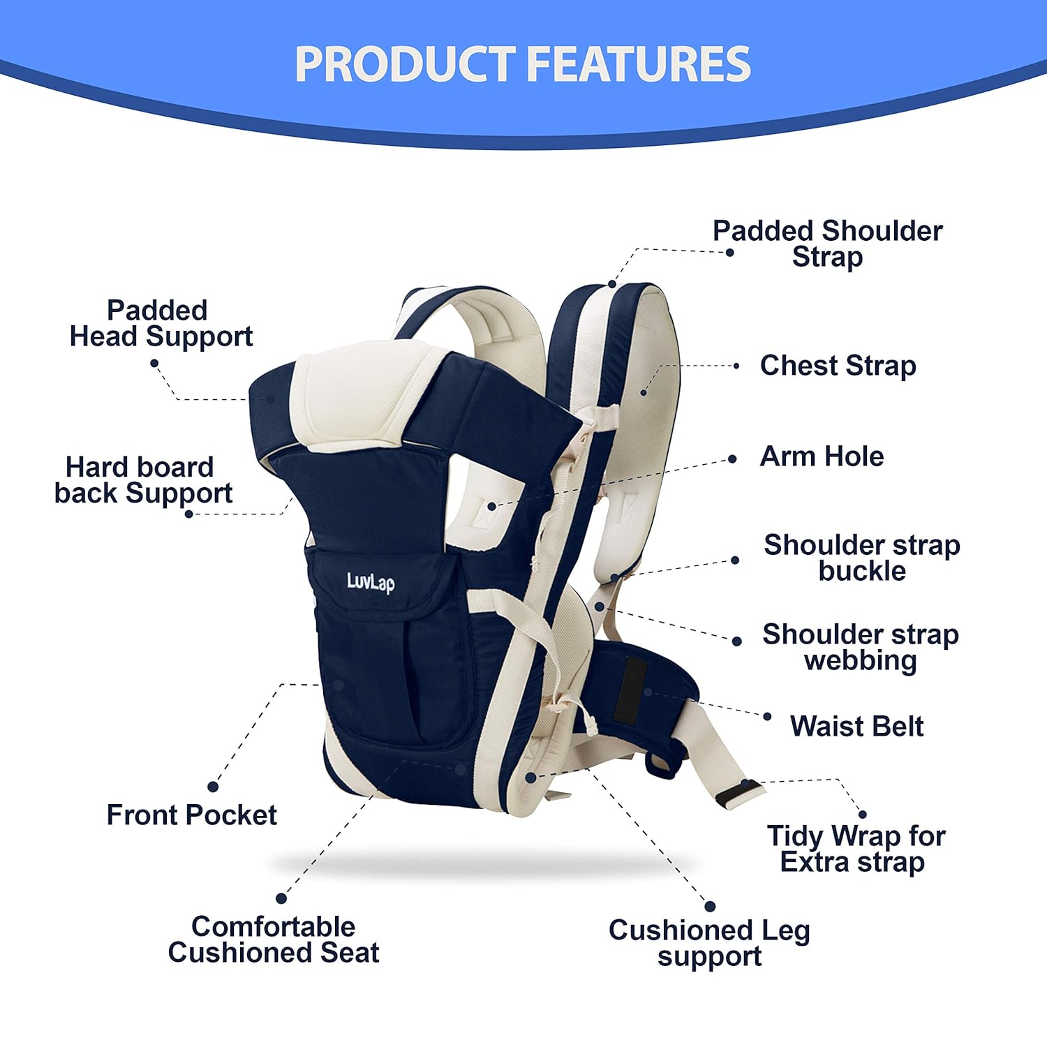 luvlap baby carrier 4 in 1