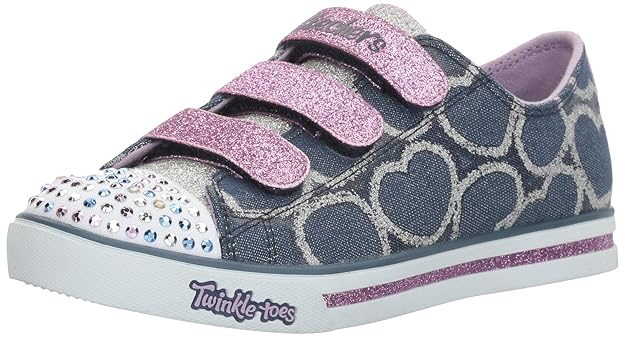 Skechers Mädchen Sparkle Glitz-heartsy Glam Sneakers