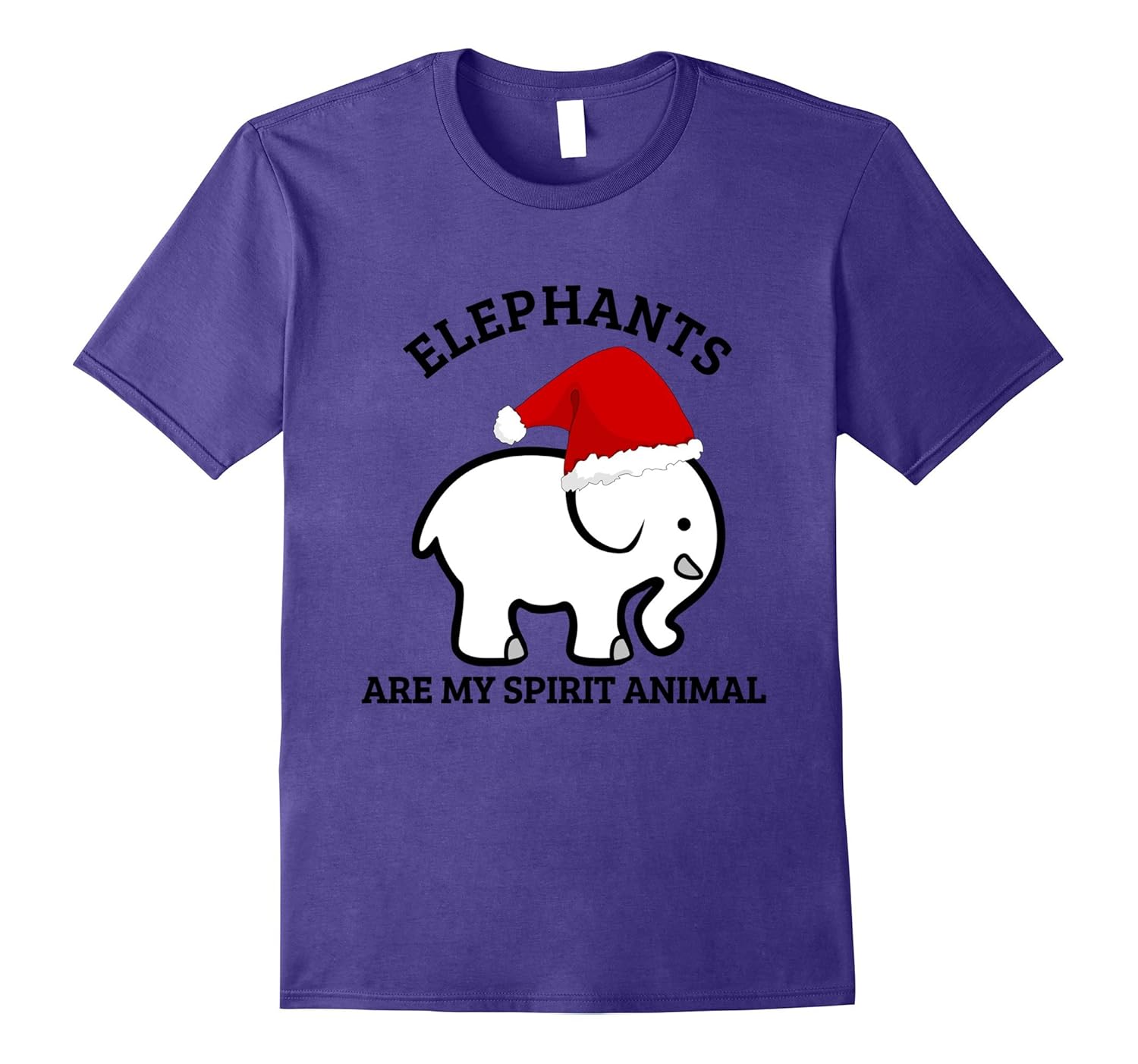 Christmas Elephants Are My Spirit Animal T-shirt-ANZ