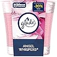 Glade Scented Candle, Angel Whispers, 1-Wick Candle, Air Freshener Infused with Essential Oils for Home Fragrance, 1 Count (P