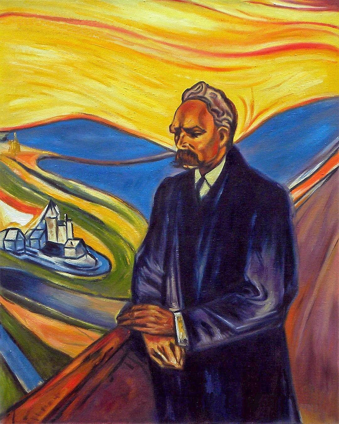 Odsan Gallery Friedrich Nietzsche By Edvard Munch