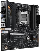 ASUS TUF GAMING A620M-PLUS WIFI Motherboard MATX DDR5 DP HDMI AMD Chipset view 3