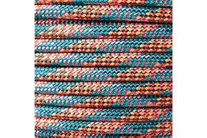 Paracord Planet Holiday Colors 550 Paracord – Great for DIY, Bracelets, and Lanyards – Mele Kalikimaka (25 Feet)