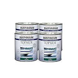 Rust-Oleum 207007-4PK Marine Topside Paint, Deep
