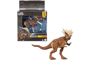 Mattel Jurassic World Hammond Collection Dinosaur Action Figure Toy, Stygimoloch, Premium Movie Design Glass Eyes & 14 Points Articulation