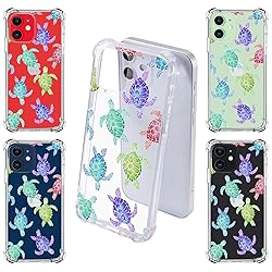 LuGeKe Sea Turtles Pattern Print Case for iPhone